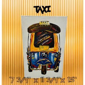Taxi Picture Frame | 7"x11" VTG
